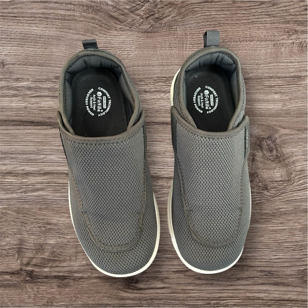 FitVille Gray Slip-On Sneakers